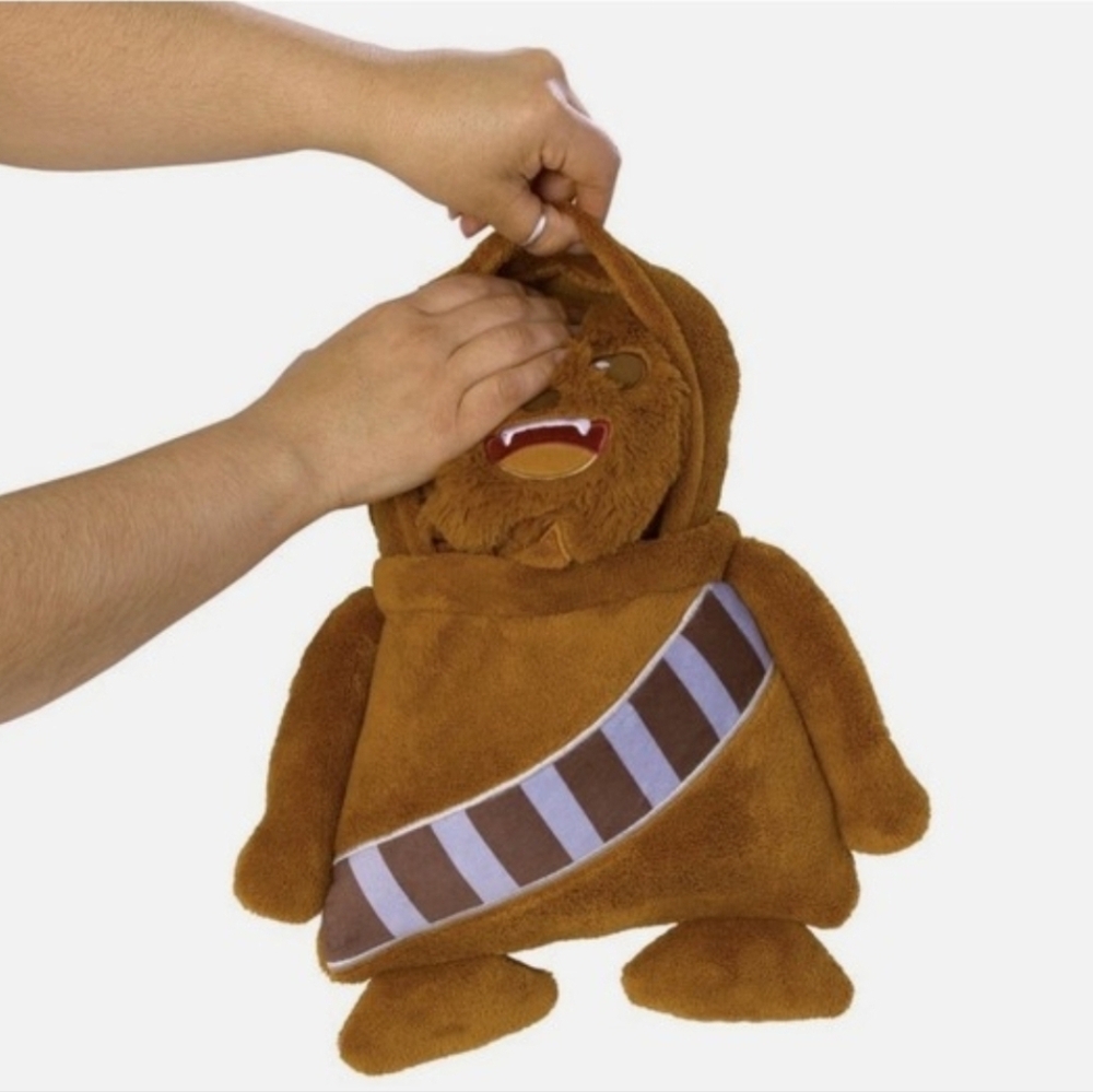 NEW Disney Star Wars Chewbacca Toddler Hooded Blanket Plush - Picture 2 of 2